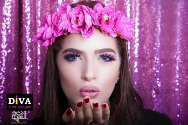 منى الرقيقة الجميلة في ديفا أتيليه وميك أب أستوديو