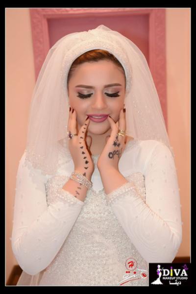 لوك زفاف شيك زي عروستنا من ديفا أتيليه وميك أب أستوديو