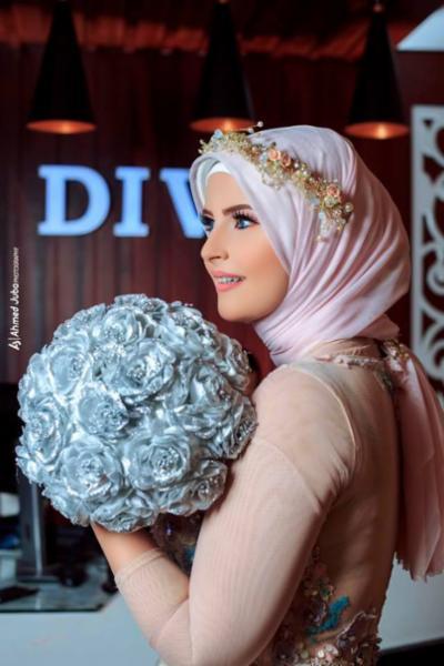 لوك هادي ورقيق لعروستي ندى من ديفا أتيليه وميك أب أستوديو ❤😘