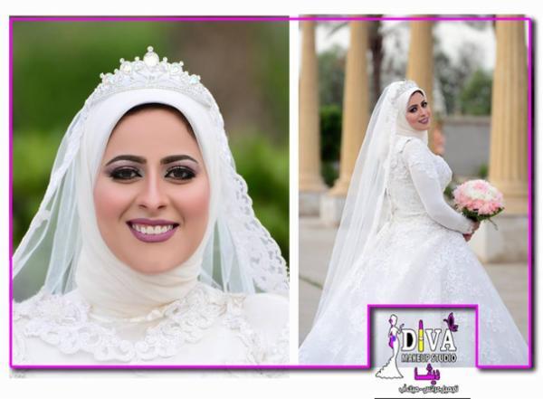 الفرحة أحلى مع ديفا أتيليه وميك أب أستوديو ... ألف مبروك لأحلى عروسة في الدنيا 💐😍