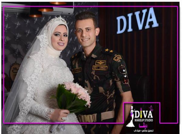 الفرحة أحلى مع ديفا أتيليه وميك أب أستوديو ... ألف مبروك لأحلى عروسة في الدنيا 💐😍