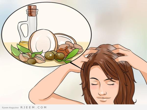 ماسكات لترميم الشعر التالف