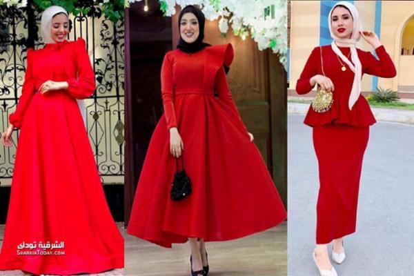 فساتين سواريه للمحجبات مناسبة للصيف